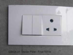 Vector Plate - Frost White