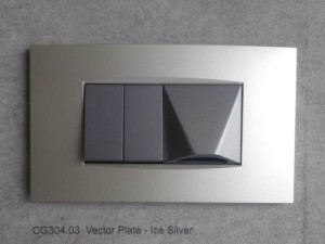 Vector Plate - Ice Silver