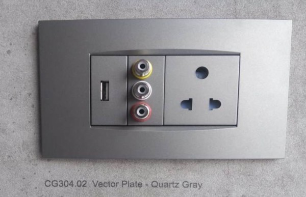 Vector Plate - Quartz Grey