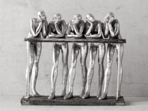 Five Wise Men in Conversation Sculpture
